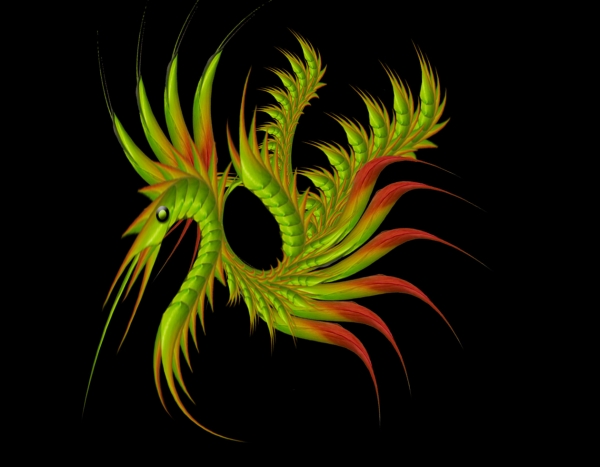 Creation of Flowerdragon: Step 5